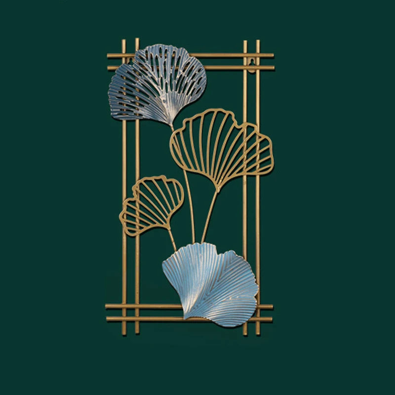 Ginkgo Palm Maple Leaves Wall Hanging
