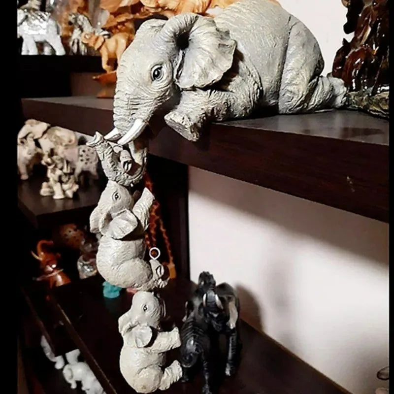 Playful Elephant Hanging Set (Shelf Decor)- 3 PCS