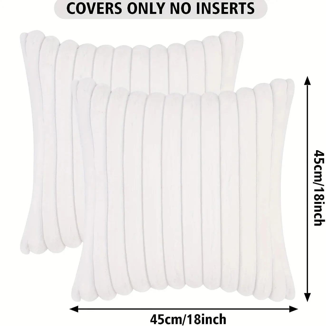 Stripe Corduroy Pillow Cover - 1 Pc